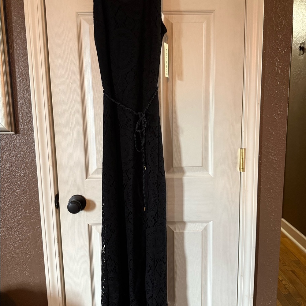 Elegant Black Lace Dress